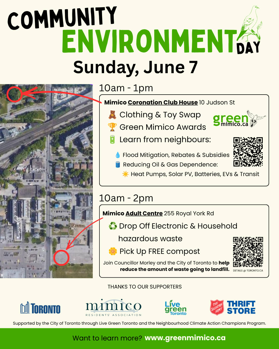 Community Environment Day, Clothing & Toy Swap – Sunday, June 7