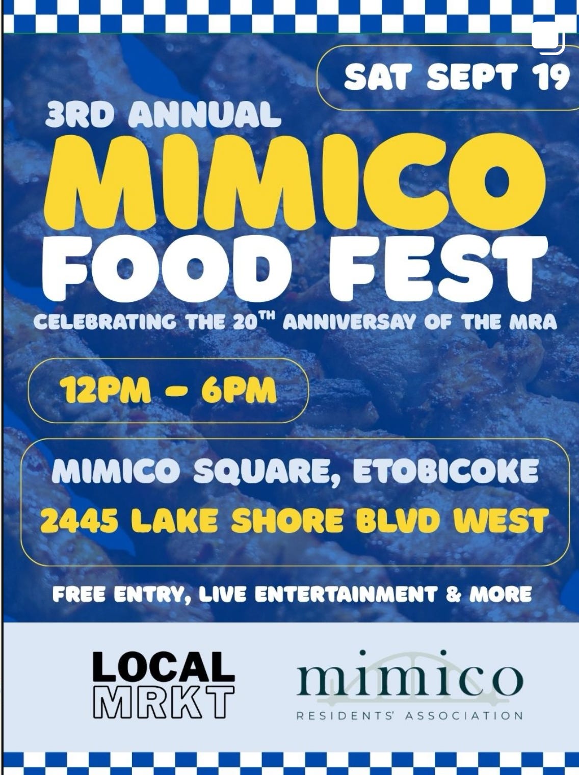 The MRA turns 20 – come join the party on Saturday!