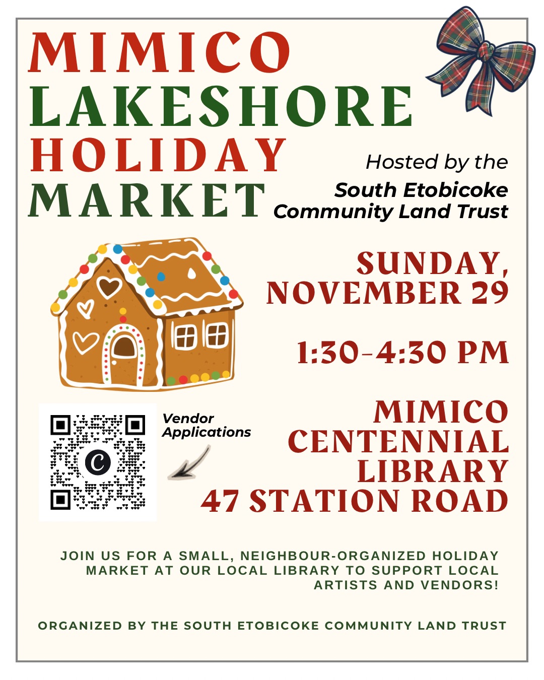 Mimico Lakeshore Holiday Market
